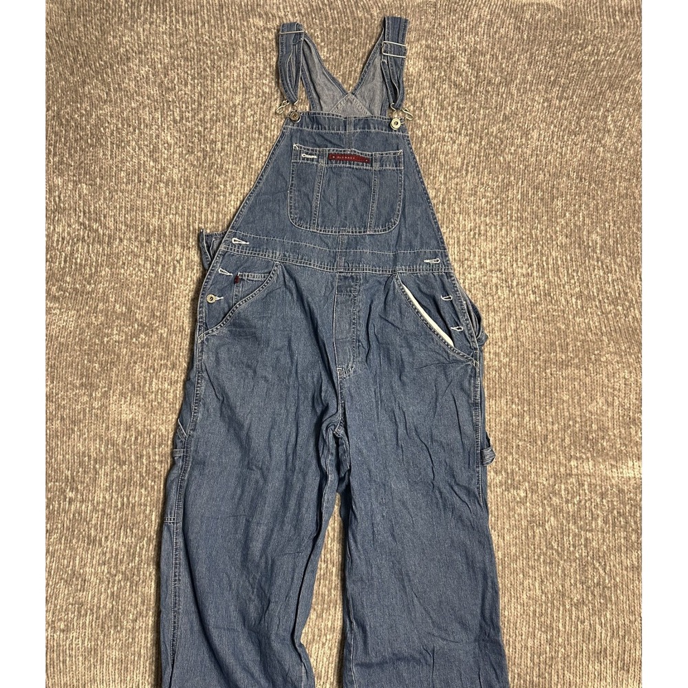 Old Navy Overalls Mens Medium Blue Denim Y2K Carpenter Grunge Workwear 90s